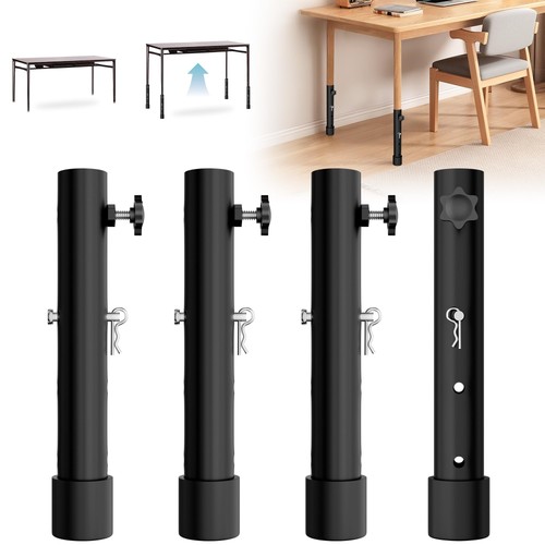 Table leg extenders adjustable - table,