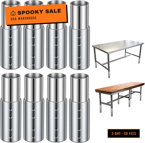 Adjustable metal table - 6",