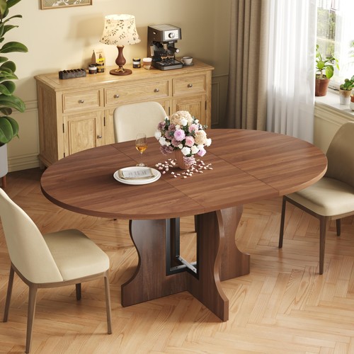 Extendable round dining - round,