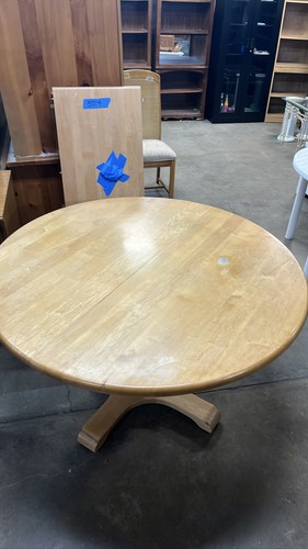 Oak round dining - round, table