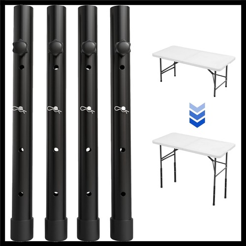 Black metal table leg - metal,